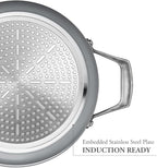 TECHEF - CeraTerra Collection, 5-quart Ceramic Nonstick Soup Pot with Glass Lid (PFAS, PTFE, and PFOA Free), Made in Korea (5-quart)