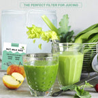 2 pack - XL 12"x12" Nut Milk Bags Reusable Food Strainers Nut Bags For Almond/Soy Milk Greek Yogurt Professional for Cold Brew Coffee Tea Beer Celery Juice Fine Nylon Mesh