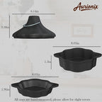 Wood Stove Humidifier + Garlic Roaster Steamer Set, Cast Iron Cookware for Fireplace, Camping, Kitchen - Pre-Seasoned, Heat-Resistant, Eco-Friendly