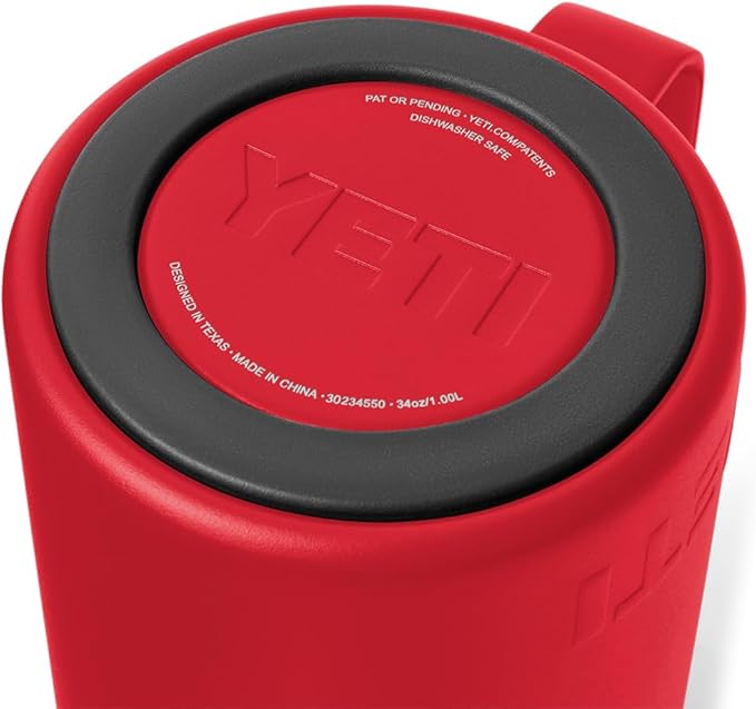 YETI Rambler 34 oz. French Press Coffee Maker, Rescue Red