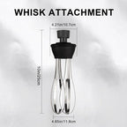 VONCI 10inch Detachable Whisk Attachment. 350W, 500W & 750W Commercial Immersion Blender Compatible.