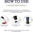 Wine Saver and Stopper - Removes Oxygen, Preserving and Keeping Wine As Fresh As The Day The Bottle Was Opened (72-Pack)