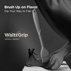 Kitchen Mama WaltzGrip Platinum Silicone Basting Pastry Brush: Set of 2 Heat-Resistant Brushes for Cooking, Baking, Grilling, and Spreading Oil or Butter - Dishwasher-Safe (Metal Gray)