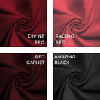 D'Moksha Homes Linen Red Table Runner 132 Inches Long - 100% Pure Linen Extra Long Table Runner 14 x 132 Inch for Summer, Fall and Halloween - Machine Washable