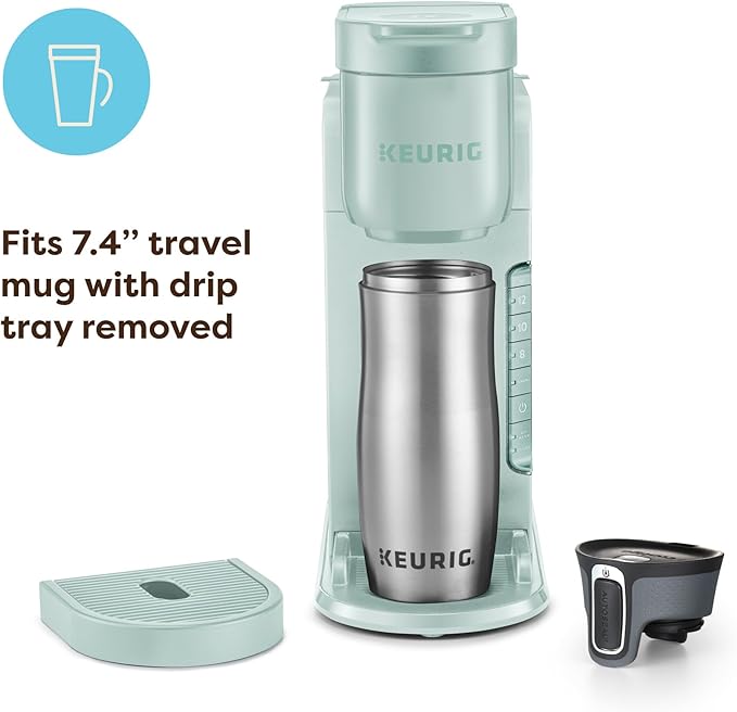 Keurig K-Express Single Serve Coffee Maker – Strong Brew Option, 42oz Reservoir, Sleek Design for Holiday Hosting & Gifting, Mint