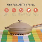 Our Place Always Pan Duo - Standard & Mini Always Pan 2.0 Bundle | Multi-Functional Cookware Set Replaces 20 Pieces | Steam