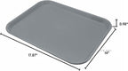 Carlisle FoodService Products Cafe Plastic Fast Food Tray, 14" x 18", Chocolate