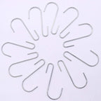 18 Pack 4 inch Heavy Duty S Hooks Pan Pot Holder Rack Hooks Hanging Hangers S Shaped Hooks for Kitchenware Pots Utensils Clothes Bags Towels Plants
