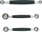 Cutlery-Pro Melon Baller Set, Cat Cora Approved, Soft-Grip Non-Slip Handle, 18/8 Stainless Steel
