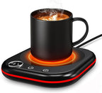 Mug Warmer - 3 Temp Setting 113°F 131°F 167°F - Ambient Light - Coffee Mug Warmer for Desk with 1-12H Timer - 4H Auto Shut Off- Electric Cup Beverage Warmer Gift for Coffee, Tea, Milk