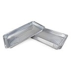 IDL Packaging Full Size Aluminum Steam Table Pans - Shallow, 21" x 13" x 1.5" (pack of 10) - Disposable Foil Pan for Grilling, Roasting, BBQ, Cooking, Baking, Freezing