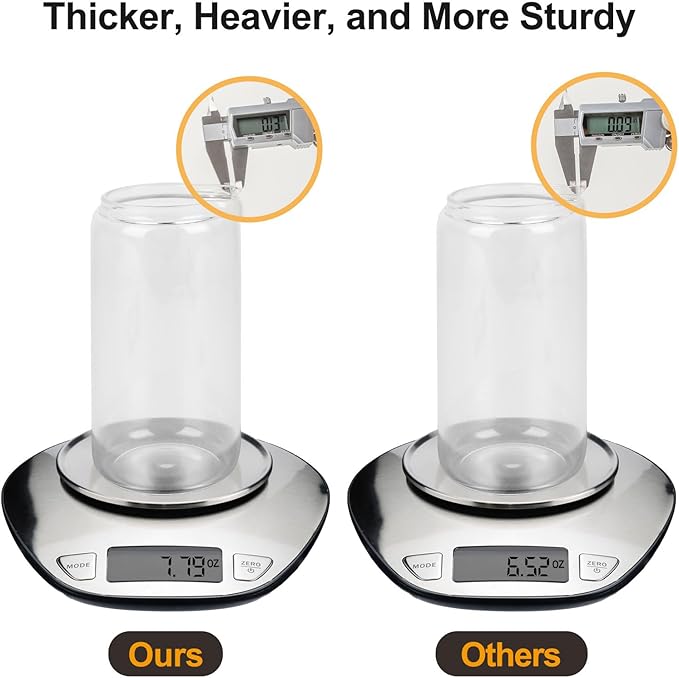 16Pcs Glass Cups With Bamboo Lids and Straws,16Oz Ice Coffee Cup,Drinking Glasses Cups Set,Water Bottles Glasses for Juicing,Beer,Coffee,Soda,Tea-Glass Tumbler Reusable for Gifts