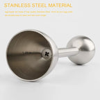 Egg Cracker Topper Set Soft Hard Boiled Eggs Separator Holder Include 4 Egg Spoons and 4 Egg Cups 1 Shells Remover Top Cutter Stainless Steel for Breakfast Kitchen Tool