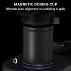 Burr Coffee Grinder,Wirsh Electric Single Dose Espresso Grinder Geimori GU64 with 64mm Flat Burr,Anti-Static Design,Stepless Adjustment from Fine to Coarse for Drip,Pour Over,French Press,Cold Brew