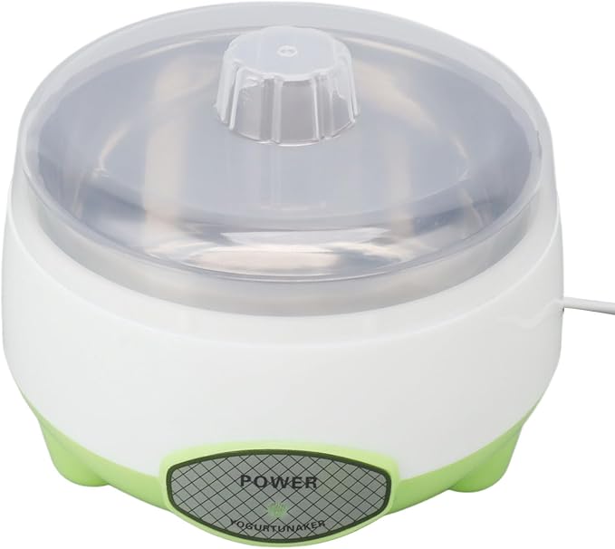 Airshi DIY Yogurt Maker Machine, Yogurt Maker Machine Even Heating Energy Saving Compact for Kitchen (US Plug 110V)
