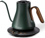 Cocinare FLOW B9 Gooseneck Electric Kettle, Precise Temperature Control for Pour-Over Coffee & Tea Brewing, Stainless Steel Interior, Rapid Heating for Boiling Water 1500W/0.9L (Delacroix Green)