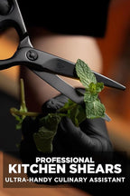 Dalstrong Japanese Stainless Steel Ambidextrous Kitchen Scissors - All Purpose - Heavy Duty - Detachable - Sharp Blade - Herbs, Pizza, Meat Cutting