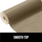 GORILLA GRIP Slip Resistant Drawer and Shelf Liner 2 Pack, Non Adhesive Water Resistant, Easy Clean and Trim, Smooth Surface Liners for Kitchen Cabinet, Shelves, Drawers, Pantry, 12 in x 10 FT, Beige