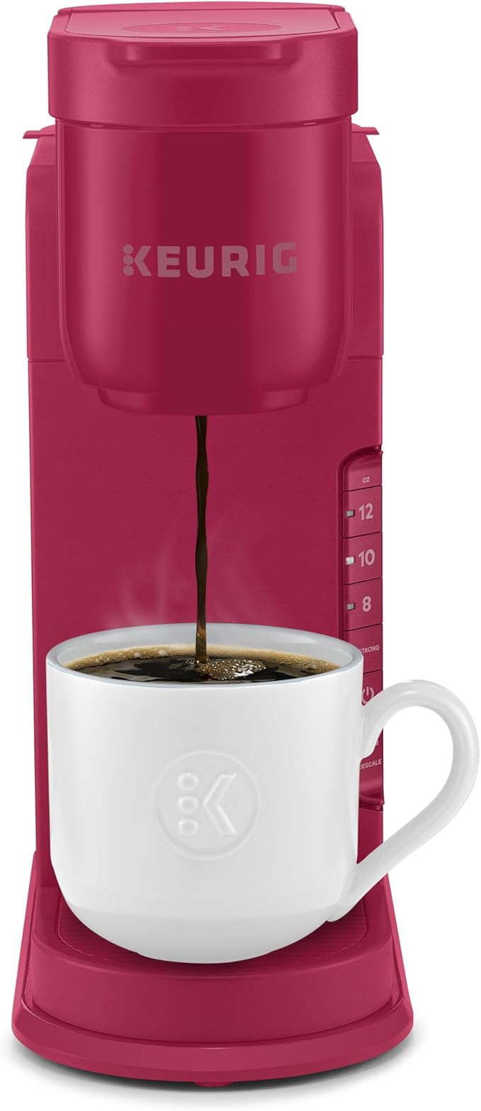 Keurig K-Express Single Serve Coffee Maker – Strong Brew Option, 42oz Reservoir, Sleek Design for Holiday Hosting & Gifting, Holiday Berry