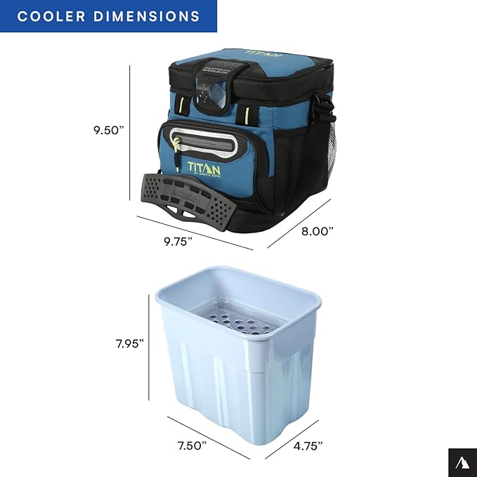 Titan by Arctic Zone 30 Can Zipperless Soft Cooler with HardBody Liner