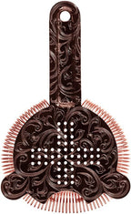 SKY FISH Bartender Kit Cocktail Shaker Set-6 Pieces Stainless Steel Copper Plated Etching Bar Tools with Boston Shaker Tins,Mixing Spoon,Mojito Muddler,Jigger,Hawthorne Strainer,Ice Tongs