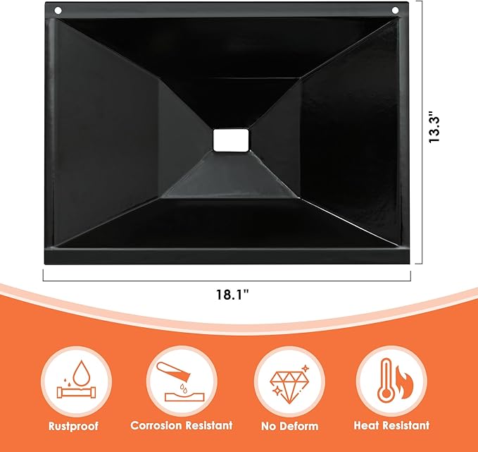 66036 Grease Tray for Weber Genesis II 300 Series Gas Grills (2017 and Newer), Drip Pan Tray for Genesis 2 E-310, Genesis II E-335, S-310 S-320 S-330 Grease Tray for Weber Genesis II Parts