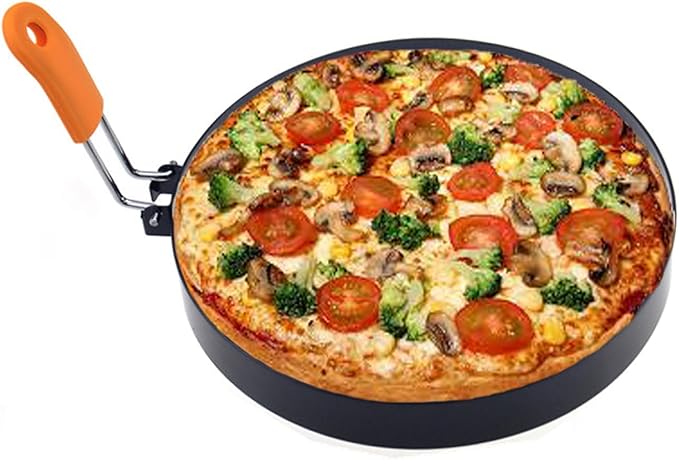 2 Packs 6" Pancake Ring for Griddle,6 Inch Non-stick Omelette Ring,Staineless Steel Psncake Mold for Griddle Egg Ring Pancake Maker with Silicone Handle