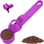 Palksky Coffee Scoop & Funnel for Reusable K Cup Refillable Coffee Pods,2 Tablespoon Coffee Measuring coffee Scooper,1PCS(Purple)