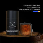 Charred Wooden Bourbon Drinking Glass,Handcrafted Whiskey Glasses for Men,Great Anniversary Birthday Gifts for Men, Him, Dad, Husband, or Brother 10OZ 2 PACK