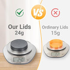 4 Pack 32 oz Clear Wide Mouth Mason Jars with Airtight Lids and White Plastic Mason Jar Lids, Canning Jars