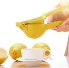 2 Pcs Lemon Squeezer Hand Press Aluminum Alloy Lime Squeezer Manual Citrus Juicer Multipurpose Lime Juicer for Kitchen Bar Restaurant