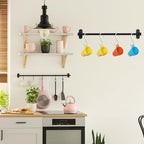 HiGift 18 Pack White Vinyl Coated Metal S Hooks, 4.5 inch Heavy Duty, Non Slip Rust-Free for Hanging Clothes, Plants, Pots, Towels