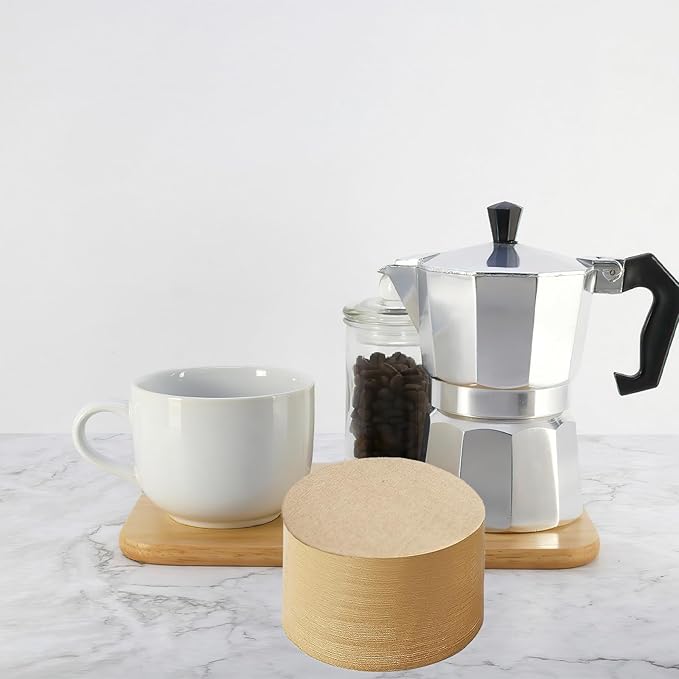 800 Count Espresso Coffee Filters, 58 mm Unbleached Round Coffee Paper Filter for Espresso Machine, Disposable Coffee Filter Compatible with Espresso Coffee Maker