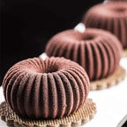 Silicone Molds Baking for Mousse Cake, 3D Baking Molds Dessert Molds for Pastry Truffle Pudding Jelly Cheesecake, Donut Shape, 6-Cavity