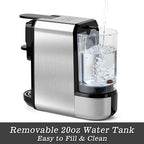 CUSIMAX Espresso Machine Single Serve Coffee Machine Compatible with Nespresso Pods, Adjustable Brewing Size, 19Bar Coffee Maker, Stainless Steel Espresso Maker with 20oz Remevable Water Tank