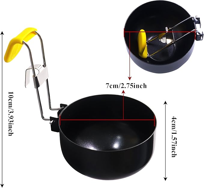 Folding Egg Poacher, Non-Stick Poached Egg Pan, Round Eggs Cooker with Oil Brush for Fried Pancakes Sandwiches Breakfast - 2 Packs