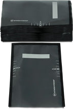 Vacuum Seal Bags 8" x 12" (100 Count) 5.5 Mil (Black and Clear) - BPA Free Commerical Grade Food Saver for Storage, Sous Vide, and Meal Prep Sealer Bag