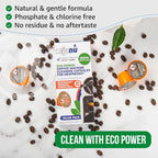 Nespresso Compatible Cleaning Pods. 10 Cleaner Capsules. Improved Coffee Flavor. For Nespresso Originaline, Use with Descaling Kit.