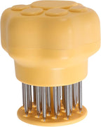 Meat Tenderizer Tool Stainless Steel Thickened Sharp Needle Makes Steak & Chicken Tender Easily, Heavy Duty Kitchen Cooking Gadget for Tenderizing Beef, Pork, Veal