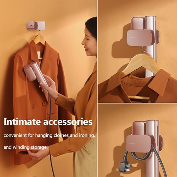 Steamer for Clothes Steamer, Fashion Portable Handheld Garment Steamer, 0.8lbs Lightly, 15s Fast Heat-up, 10 Minutes of Continuous Steam, Light Mini Steam Iron for travel and home(100-120V)