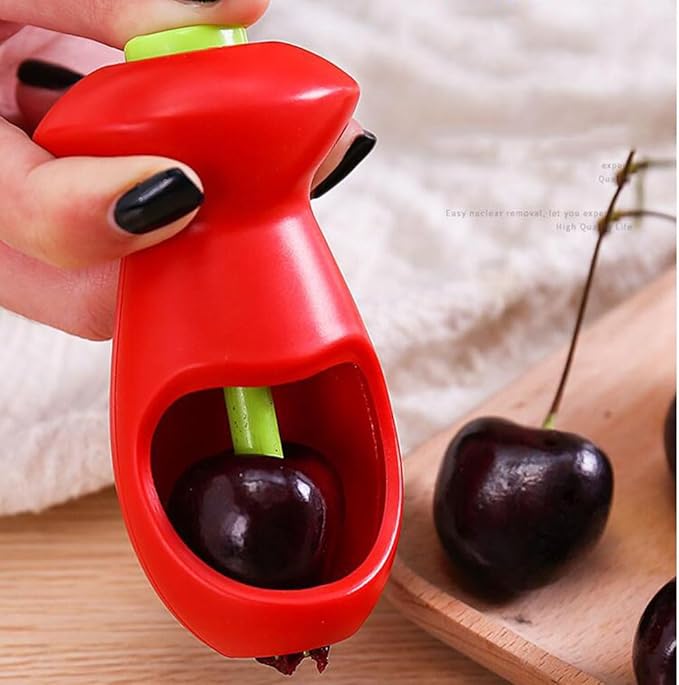 HEMOTON Cherry Pitter Fruit Core Remover Tool Kitchen Gadget for Quick Cherry and Fruit Core Removal Design for Home Use