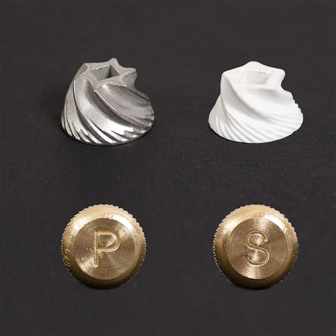 Salt and Pepper Mill Set, Pepper Grinder with Adjustable Stainless Steel Grinder, Salt Grinder with Ceramic Grinder, Acacia Wood, Height 30 cm / 12 inch