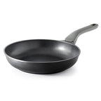 Nonstick Frying Pan, 8/10/12 Inch Skillet with Stay Cool Handle, Fully Coated, Induction Compatible & Oven Safe, 100% Dishwasher Safe, PTFE & PFOA Free（8 Inch, Black Sesame）