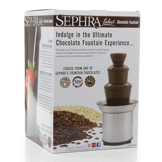 Sephra Select 16" Home Fondue Fountain - 4lb Capacity - Serves up to 20 People