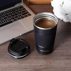 GEMFUL Travel Coffee Mug To Go Insulated Tumbler with Lid Portable Stainless Steel Reusable Leak proof Cups for Women Hot Cold Drinks 17oz (6 Pack)