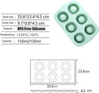 Mousse Cakes Mold Silicone Baking Sheet Pan, 3D Special Shaped Double Sides usable Bakeware Dessert Moulds for Pastry Cupcake Pop Pancake Pudding Jelly Macaron Ice Cream