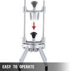 VEVOR 6-Section Commercial Easy Wedger Stainless Steel Blade Fruit Lime Slicer, Lemon Cutter for Home Bar Restaurant