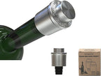 Wine Stoppers Vacuum for Wine Bottles - 2-Pack Stainless Steel Wine Saver with Date Markers, Reusable, Leak-Proof Wine Preserver, Perfect Gifts for Wine Lovers & Bar Accessories