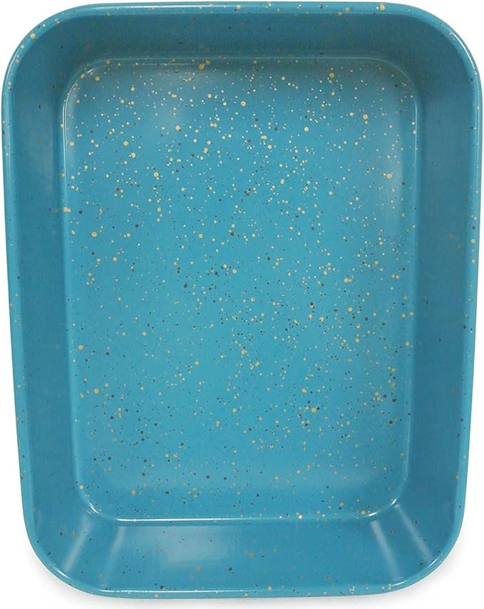 casaWare Ceramic Coated NonStick Lasagna/Roaster Pan 13 x 10 x 3-Inch (Blue Granite)