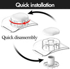 Cambom Mandoline Slicer Vegetable Slicer Spiralizer With 2 L Container for Potatoes, Tomatoes, Cucumbers, Carrots With 6 Blades White